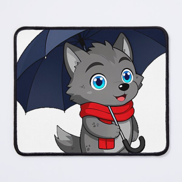 Item preview, Wolf Cub Rainy Day Icon designed and sold by pumsquare.