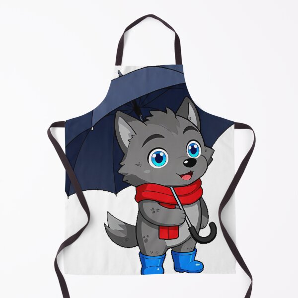 Item preview, Wolf Cub Rainy Day Icon designed and sold by pumsquare.