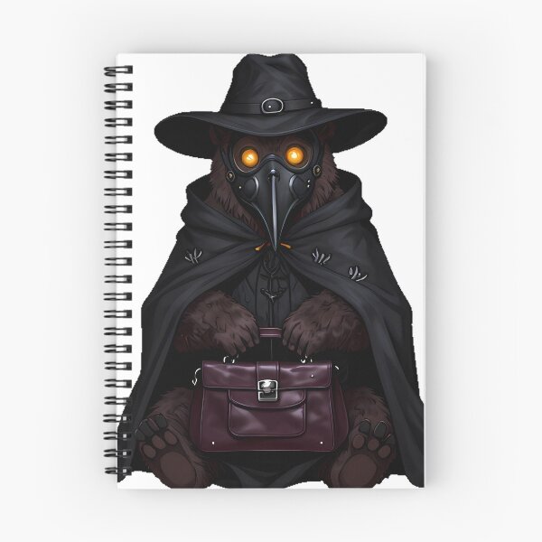 Item preview, Gothic Plague Doctor Brown Bear designed and sold by IllumeInk.