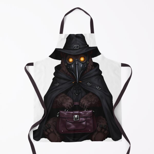 Item preview, Gothic Plague Doctor Brown Bear designed and sold by IllumeInk.