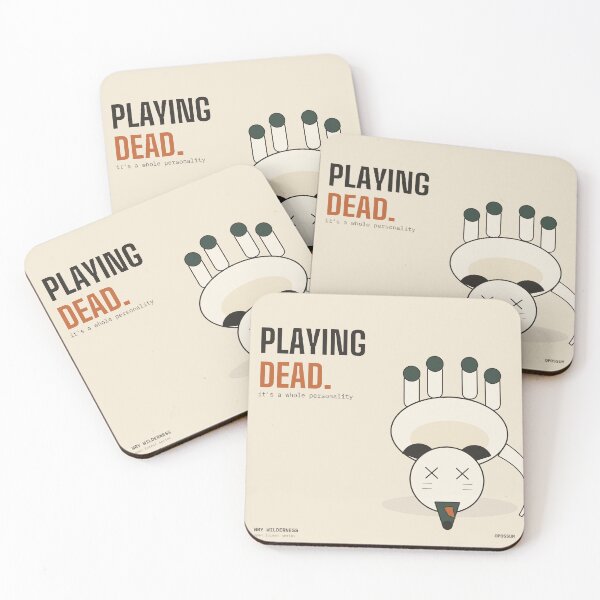Item preview, Playing Dead Opossum Funny Wildlife Design designed and sold by Helt-enkelt.