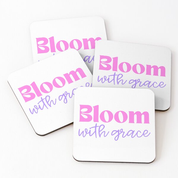 Item preview, Bloom With Grace Inspirational Self Growth Quote designed and sold by jianina-alondra.