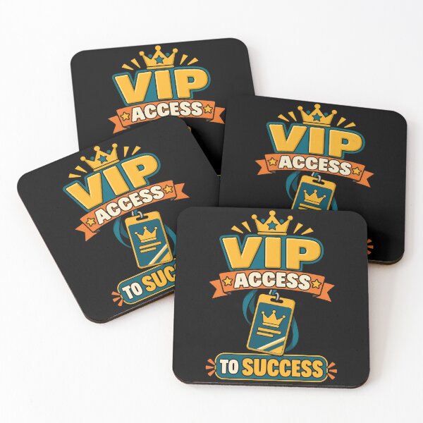 Item preview, VIP Access to Success Motivational Achievement Quote designed and sold by TeeTimeTreasure.