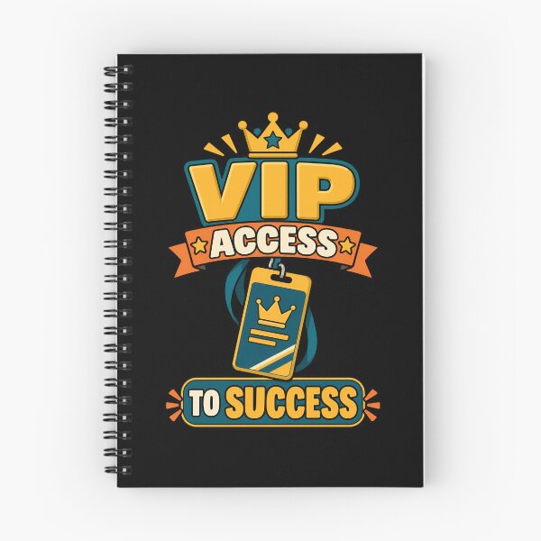 Item preview, VIP Access to Success Motivational Achievement Quote designed and sold by TeeTimeTreasure.