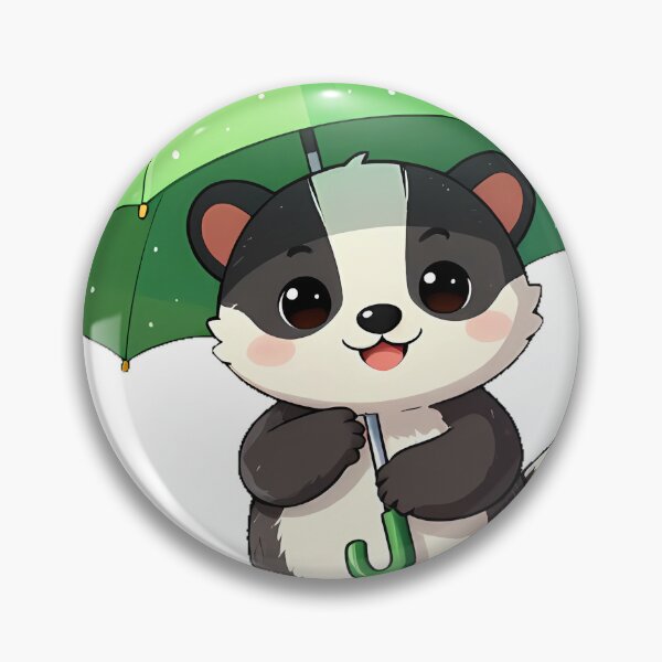 Item preview, Badger Rainy Day Icon designed and sold by pumsquare.