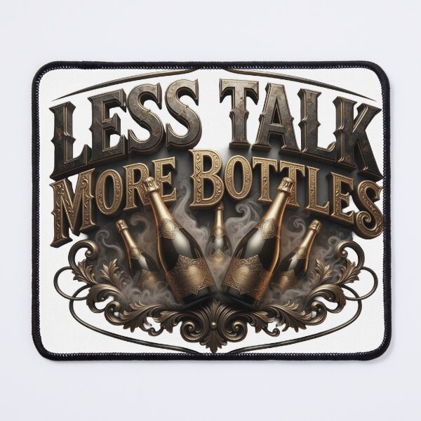 Item preview, Beautiful LESS TALK MORE BOTTLES v2 designed and sold by dazzlemakers.