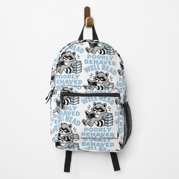 Item preview, Raccoon well read poorly behaved designed and sold by Traveldrawings.