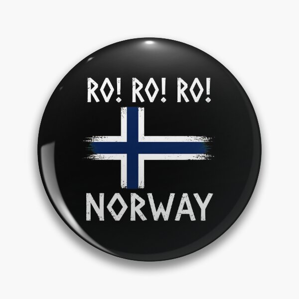 Item preview, Ro Ro Ro Norway Flag Distressed Nordic Design designed and sold by OlyvieArt.