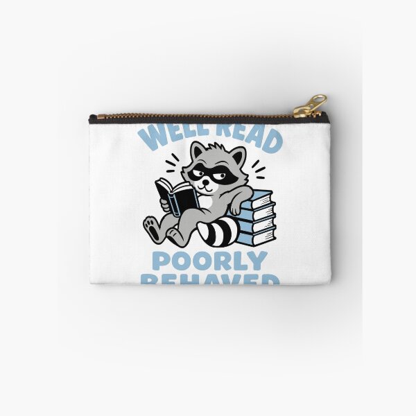 Item preview, Raccoon well read poorly behaved designed and sold by Traveldrawings.
