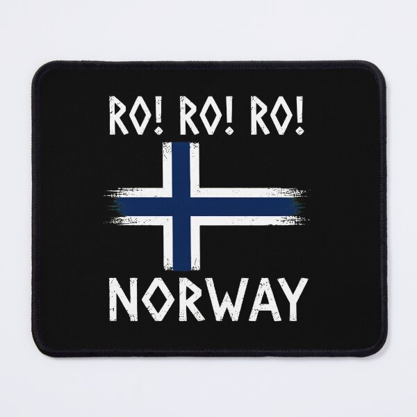Item preview, Ro Ro Ro Norway Flag Distressed Nordic Design designed and sold by OlyvieArt.