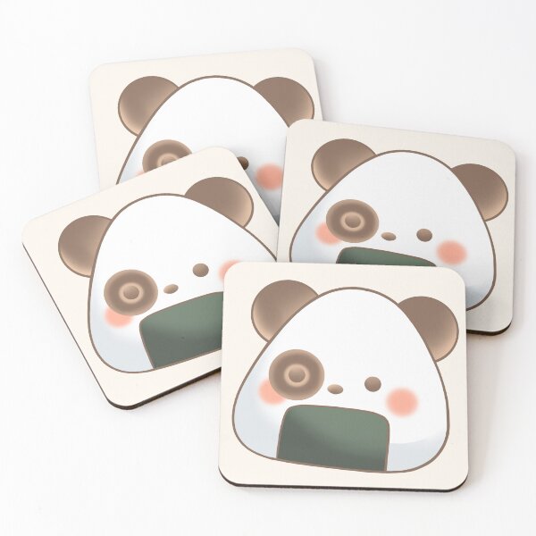 Item preview, Cute Panda Onigiri Kawaii Flat Vector designed and sold by Porpor Artwork.