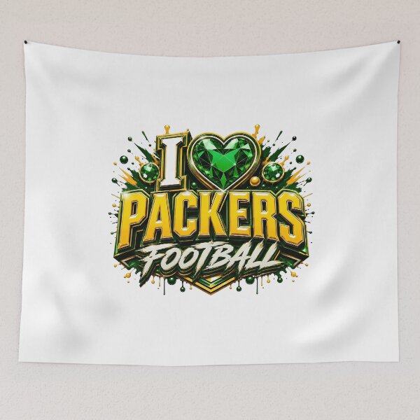 Item preview, I Love Packers Football designed and sold by MichelleC90932.