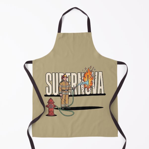 Item preview, Firefighter Fighting a Literal Supernova Funny Astronomy Pun Illustration designed and sold by Rare By Hero.