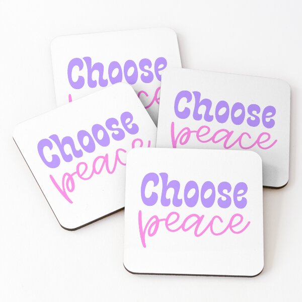 Item preview, Choose Peace Positive Mindset Quote designed and sold by jianina-alondra.