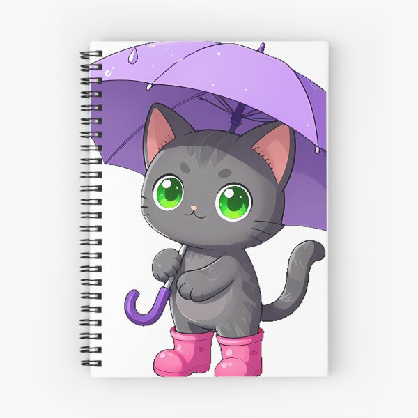 Item preview, Gray Kitten Rainy Day Icon designed and sold by pumsquare.