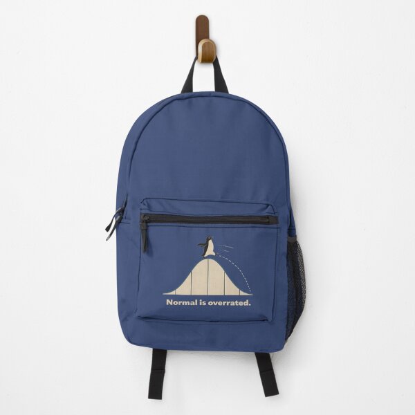Item preview, Normal Is Overrated – Sleepy Bell Curve Penguin T-Shirt Design designed and sold by ManggaeJM.