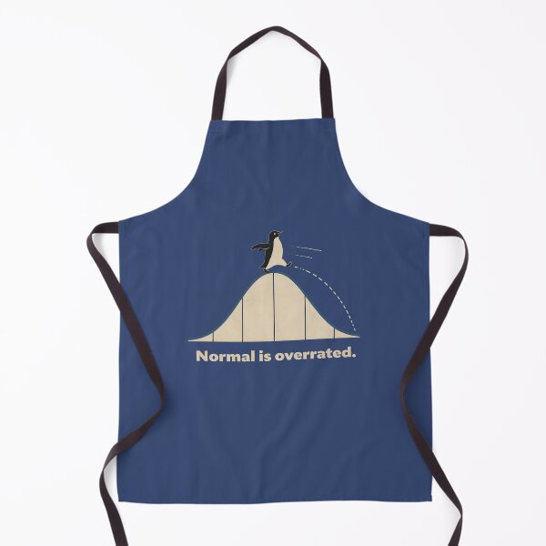 Item preview, Normal Is Overrated – Sleepy Bell Curve Penguin T-Shirt Design designed and sold by ManggaeJM.