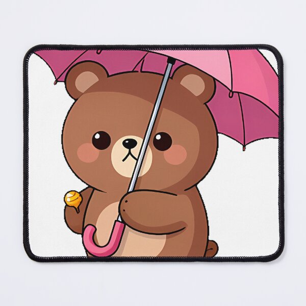Item preview, Brown Bear Cub Rainy Day Icon designed and sold by pumsquare.