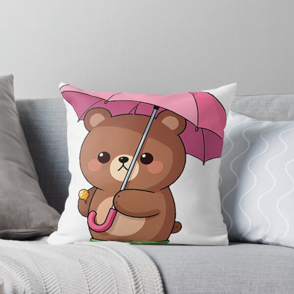 Item preview, Brown Bear Cub Rainy Day Icon designed and sold by pumsquare.