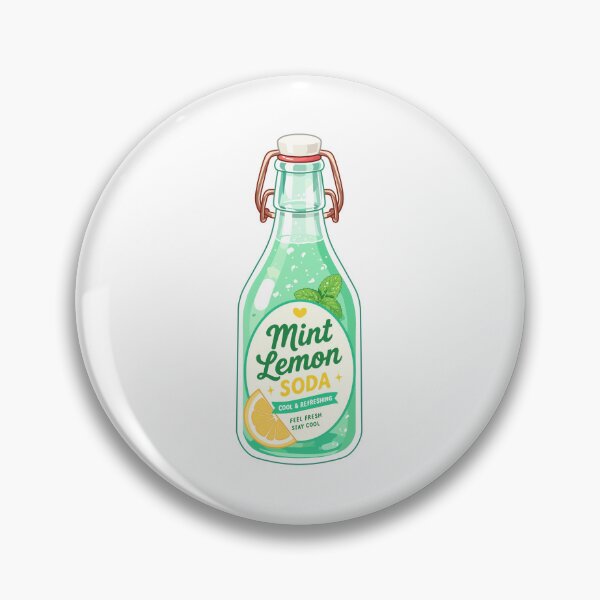 Item preview, Cute mint lemon soda designed and sold by KJackArtwork.