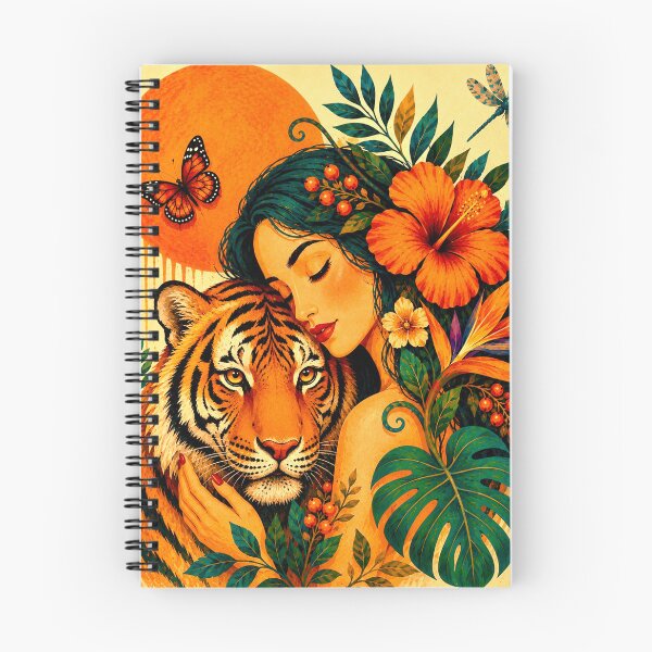 Item preview, Girl and Tiger designed and sold by NeuroArtGallery.