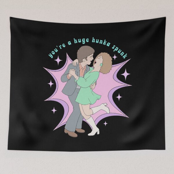 Item preview, Huge Hunka Spunk Retro Kissing Couple designed and sold by Morrison101Jud.