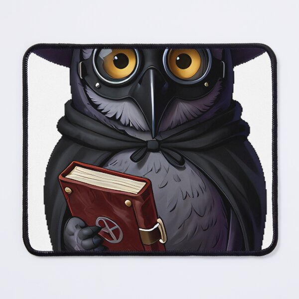 Item preview, Gothic Plague Doctor Screech Owl designed and sold by IllumeInk.