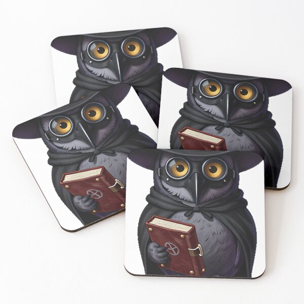 Item preview, Gothic Plague Doctor Screech Owl designed and sold by IllumeInk.