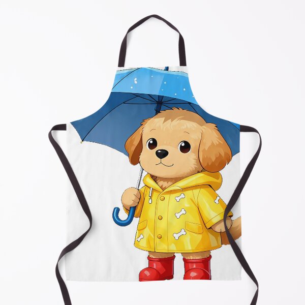 Item preview, Golden Retriever Puppy Rainy Day Icon designed and sold by pumsquare.