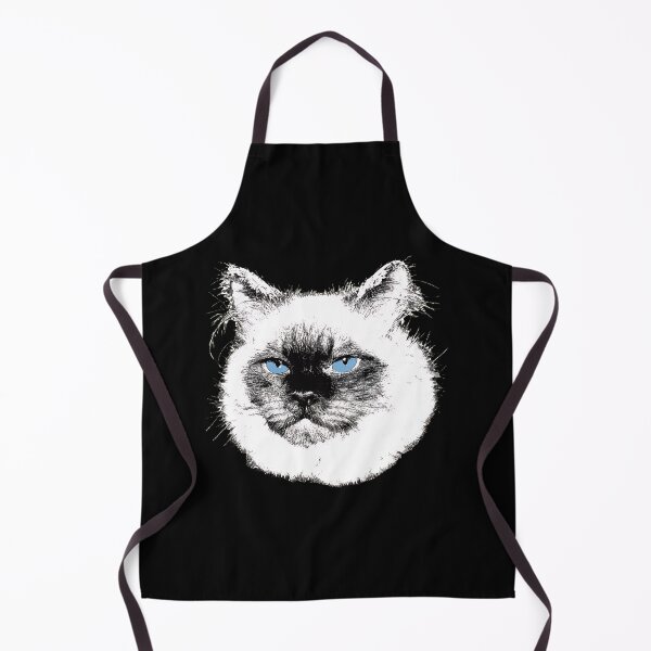 Item preview, Siamese Cat Face Sketch Art designed and sold by OlyvieArt.