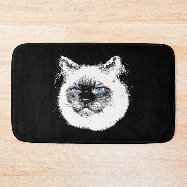 Item preview, Siamese Cat Face Sketch Art designed and sold by OlyvieArt.