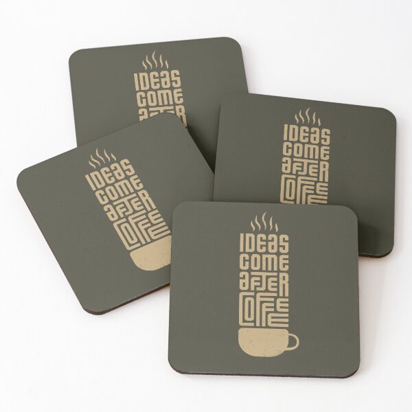 Item preview, ☕ IDEAS COME BETTER WITH COFFEE ☕ designed and sold by YourFamily,Your Home.