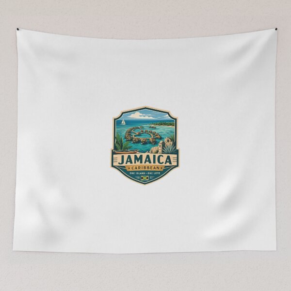 Item preview, Jamaica Caribbean One Island One Love Travel Vacationer Souvenir designed and sold by Simsimah26Parks.