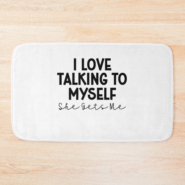 Item preview, I Love Talking to Myself designed and sold by gunaone-design.