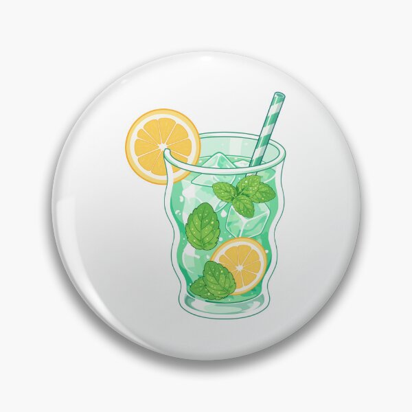 Item preview, Cute mint lemon soda designed and sold by KJackArtwork.