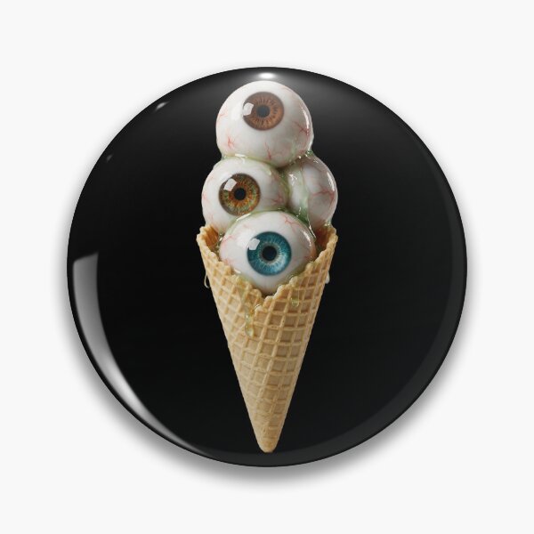 Item preview, Eyeball Ice Cream Cone Body Horror Art designed and sold by The Mellonaire.