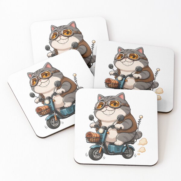 Item preview, Funny Cat Electric Delivery Moped designed and sold by TVEX19.