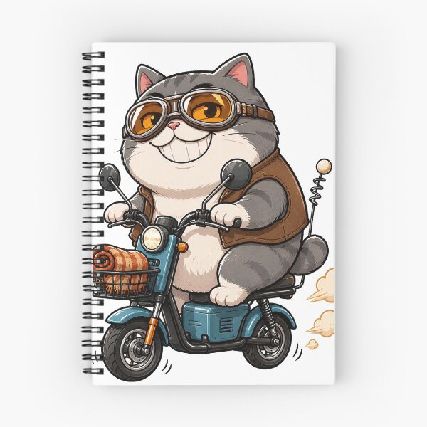 Item preview, Funny Cat Electric Delivery Moped designed and sold by TVEX19.