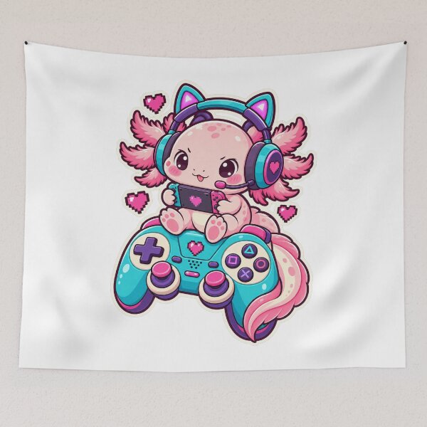 Item preview, Axolotl Gamer Controller designed and sold by StickyJoyStudio.