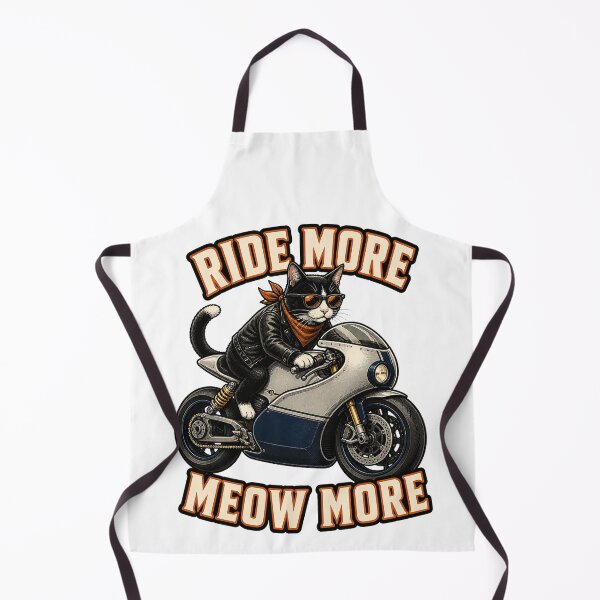 Item preview, Ride More Meow More Cat Biker designed and sold by TVEX19.