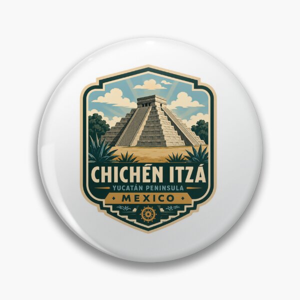 Item preview, Chichén Itzá Yucatán Peninsula Mexico Mayan Pyramid Travel Souvenir designed and sold by Simsimah26Parks.