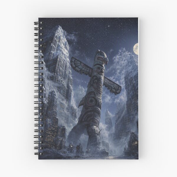 Item preview, Mystical Totem Under Moonlit Sky designed and sold by Phil Perkins.