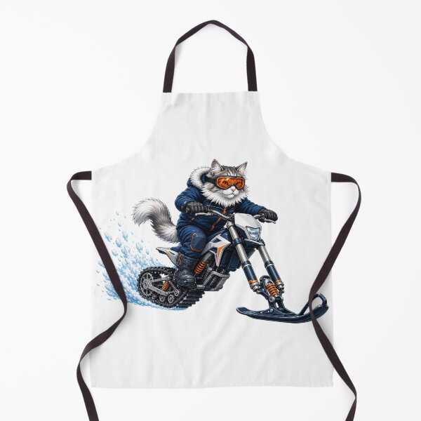 Item preview, Winter Snow Bike Cat Rider designed and sold by TVEX19.