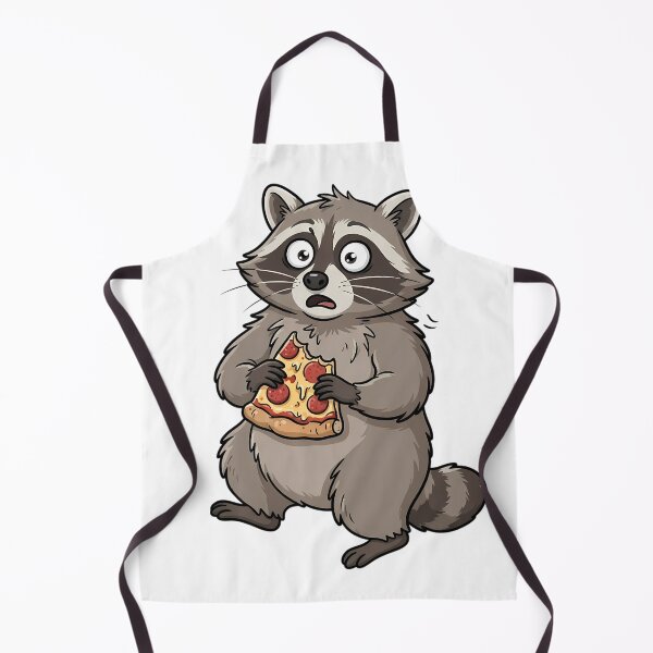 Item preview, Chaotic Raccoon Eating Pizza Trash Panda designed and sold by DripCultureLab.