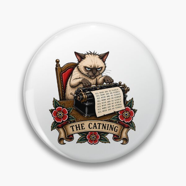 Item preview, The Catning Movie Parody Cat Tattoo designed and sold by Old's Cool Cat Studio.