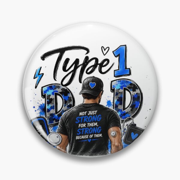 Item preview, Type 1 Dad designed and sold by Funny Diabetes.