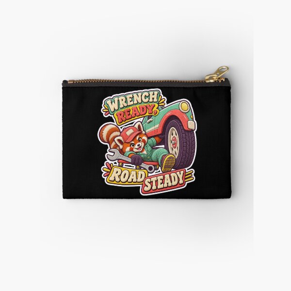 Item preview, Wrench Ready Road Steady Red Panda Mechanic – Labor Day Chenille Patch designed and sold by Jaani-T.