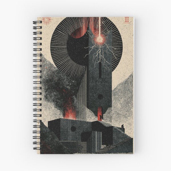 Item preview, The Tower Tarot Card Design, Lightning Storm Art, Major Arcana designed and sold by Hermetic Codex.