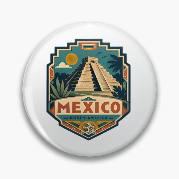 Item preview, Mexico North America Chichen Itza Mayan Pyramid Travel Souvenir designed and sold by Simsimah26Parks.