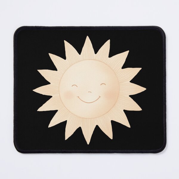 Item preview, Boho Watercolor Happy Sun Minimalist Sunbeam Face designed and sold by Vision Crafted.